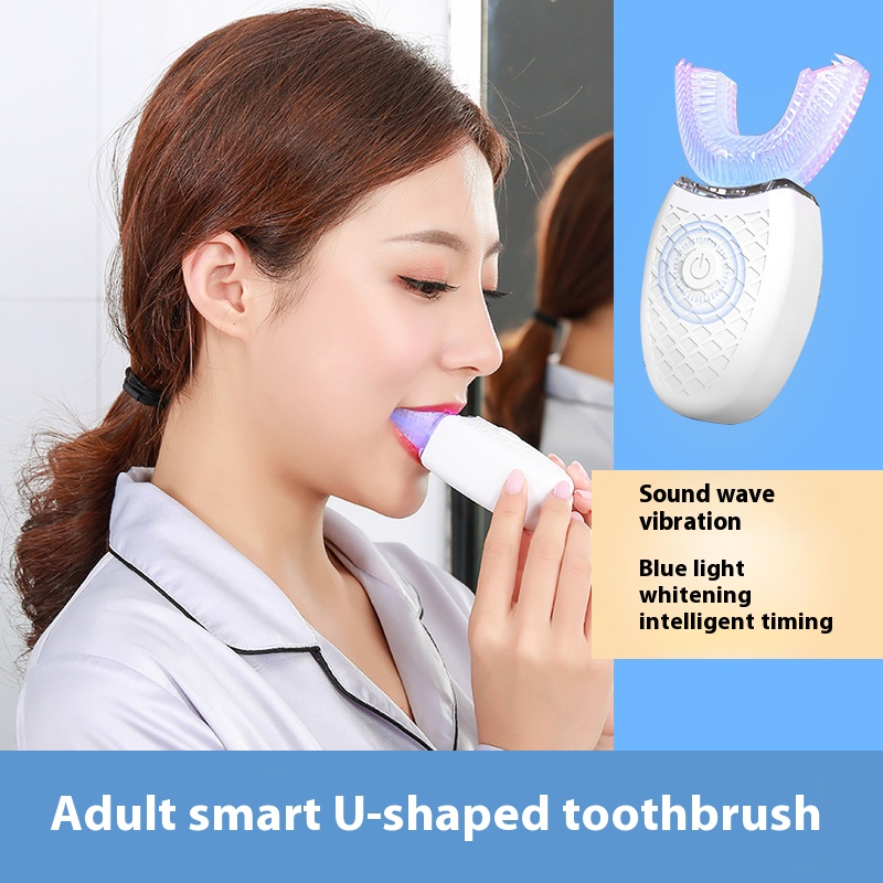 Teeth Whitening Kit - Yetişkinler için Elektrikli U Şekilli Diş