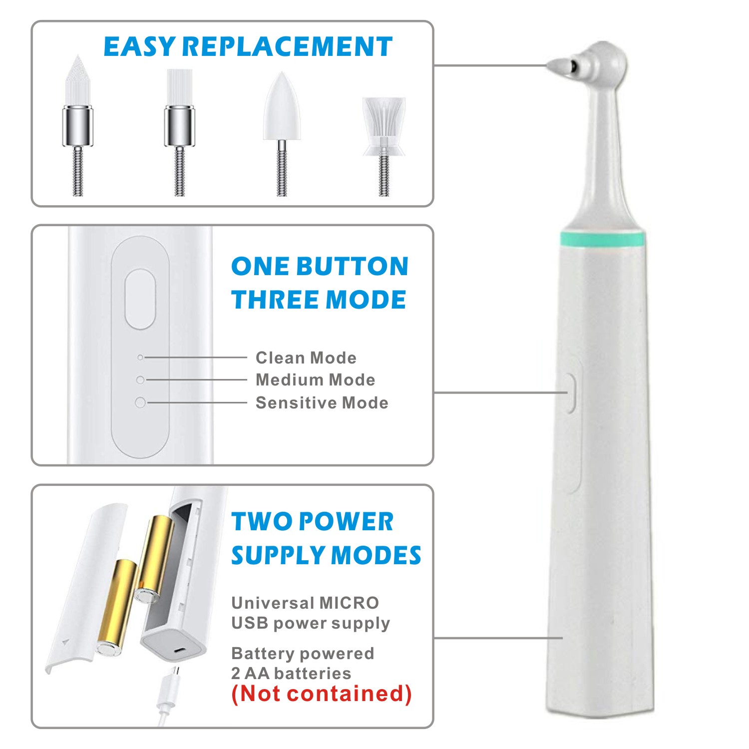 Dönen Diş Beyazlatma Fırçası,  - Teeth Whitening Kit incelemesi ve fiyatı