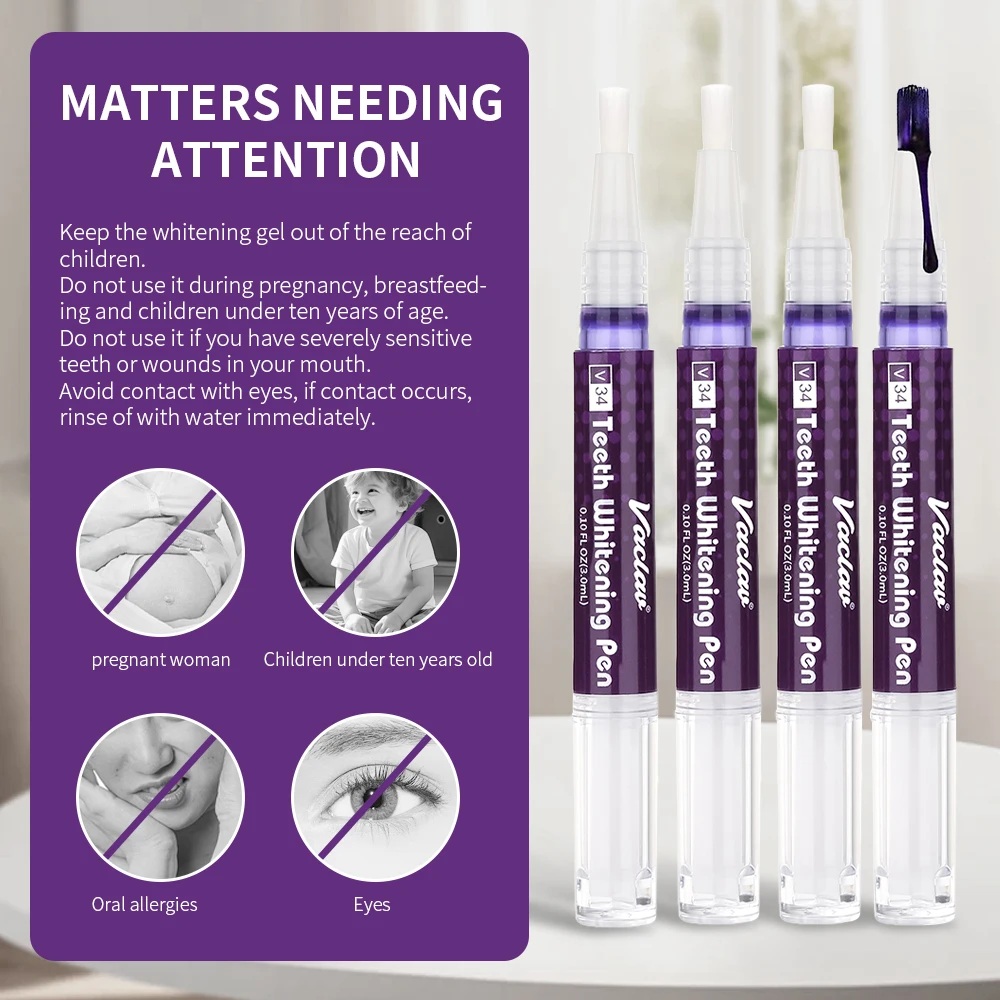 Vaclav V34 Mor Diş Beyazlatıcı - Teeth Whitening Kit incelemesi ve fiyatı