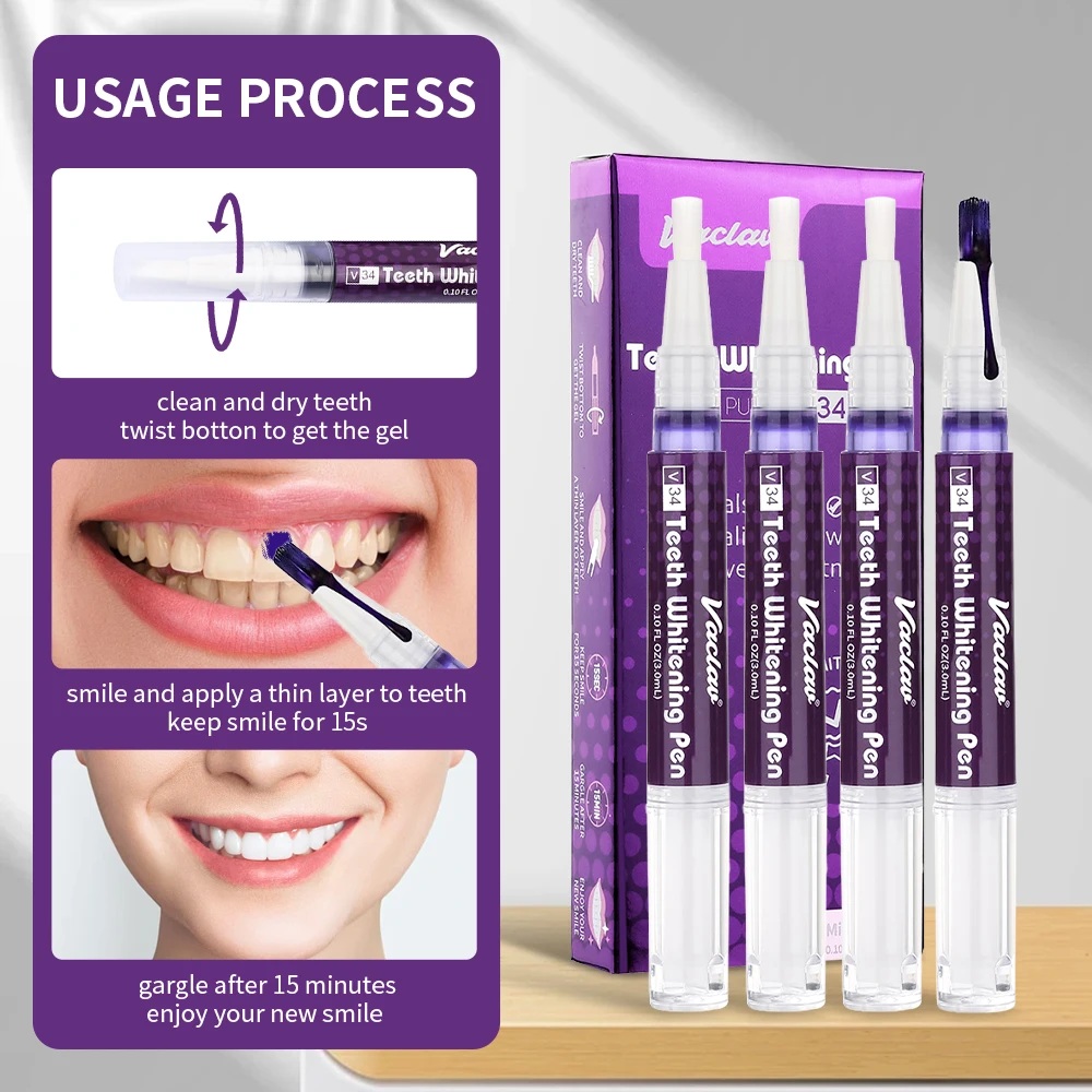 Vaclav V34 Mor Diş Beyazlatıcı - Teeth Whitening Kit incelemesi ve fiyatı